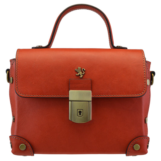 Pratesi Tote Bag Buti 330/P in cow leather - Bruce Cherry- LQE