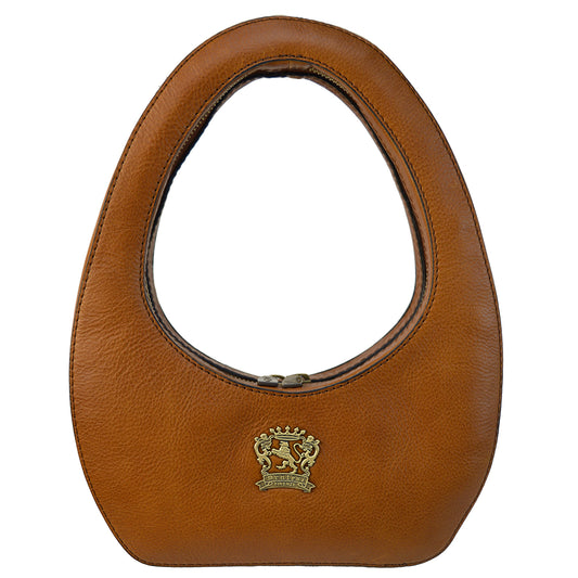 소가죽 소재의 Pratesi Lucca 미니 B618/24 레이디 백 - Bruce Cognac