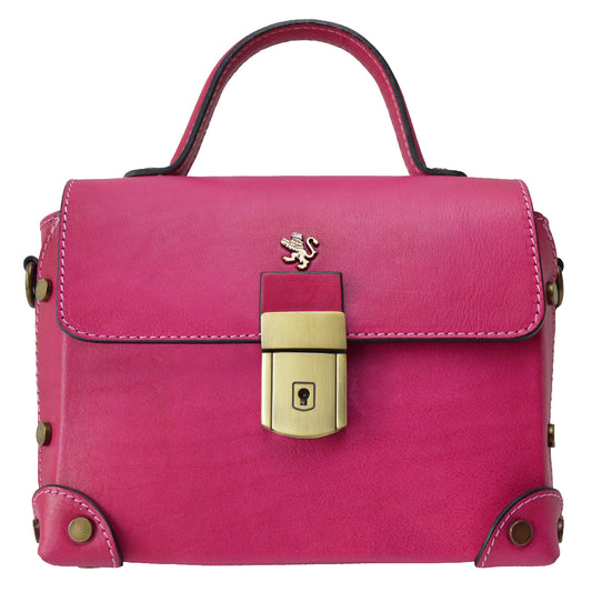 Pratesi Tote Bag Buti 330/P en cuir de vache - Bruce Fuchsia