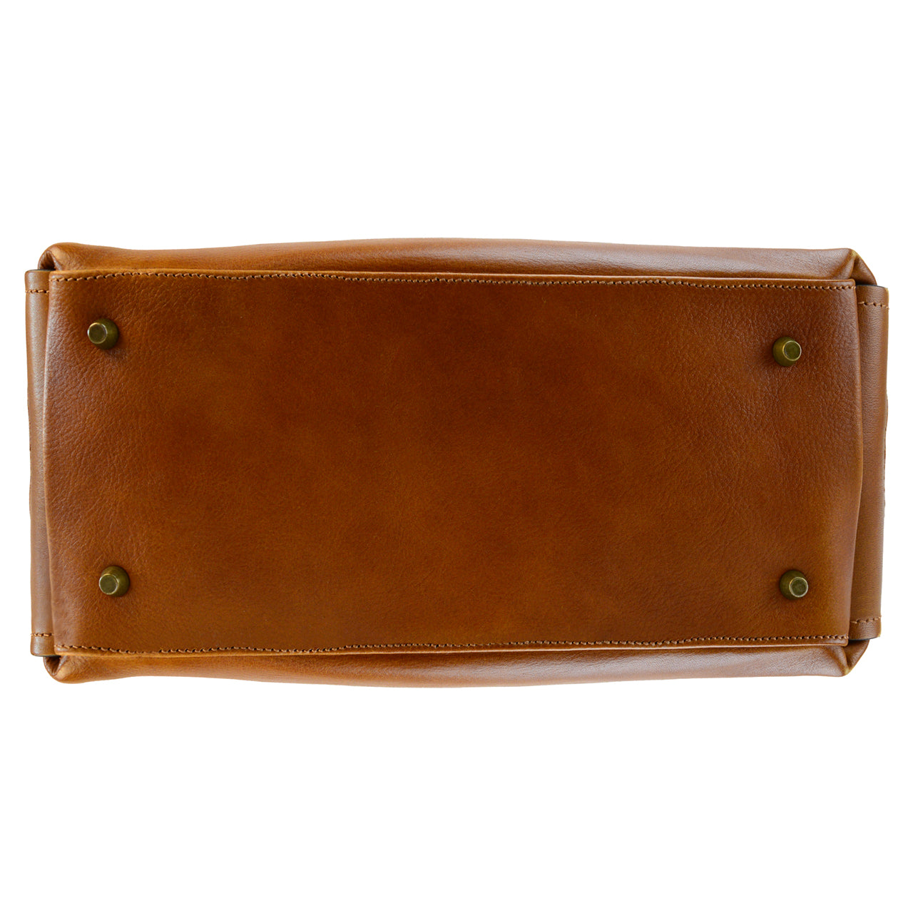 Pratesi Viareggio Italian Bag in Vegetable-Dyed Leather - Brown