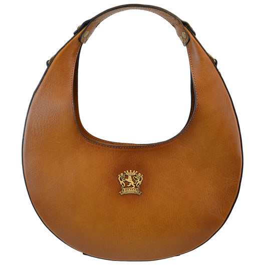 Pratesi Ville Italian Handbag in Vegetable-Dyed Leather - Brown