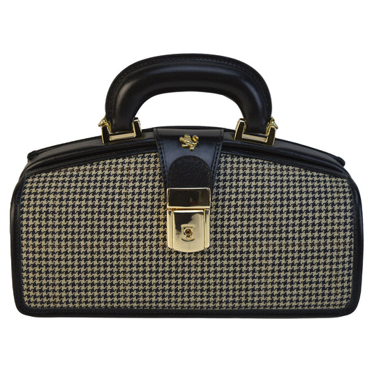 Pratesi Sac à main Lady Brunelleschi Bruce en cuir de vache - Bruce Black Scottish