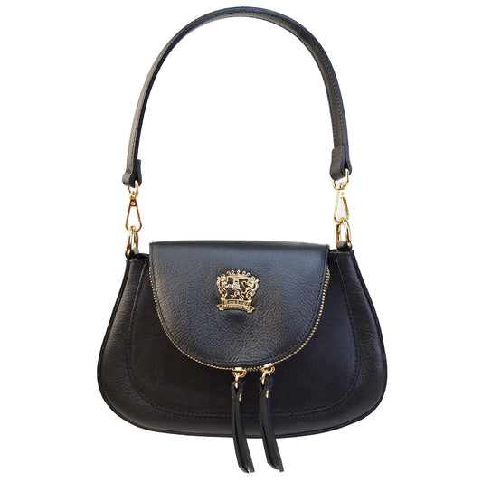 Pratesi Matassino Gran Gala in genuine Italian vegetable-dyed leather - Black