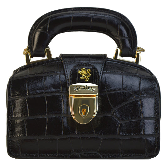 Pratesi Lady 18 Brunelleschi K120/18 en cuir de vache - King Black