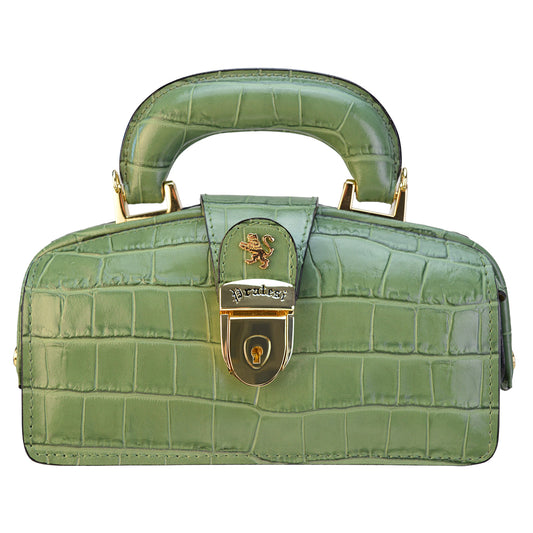 Pratesi Lady Brunelleschi Nana Woman Bag in true leather K120/M - King Green
