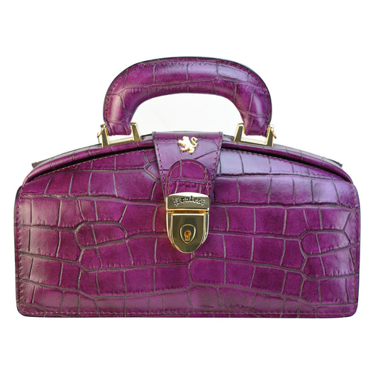 Pratesi Lady Brunelleschi King Woman Bag in genuine leather - King Violet