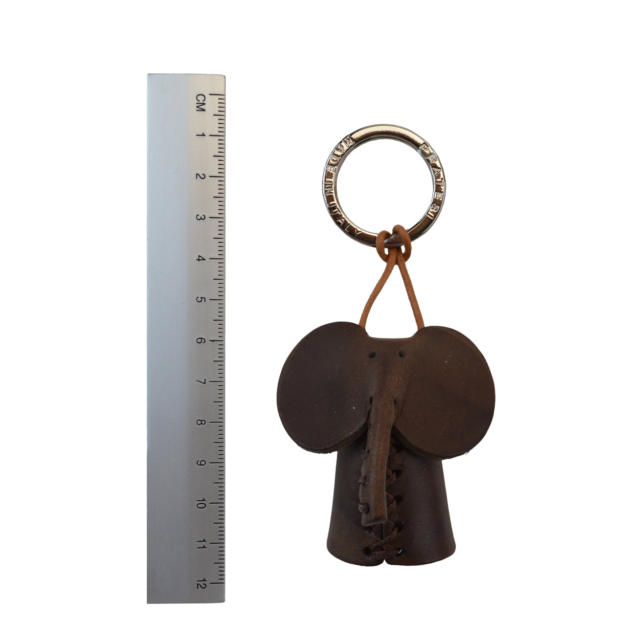 Pratesi Key Holder Charms P111 - Coffee Elefant- LQE