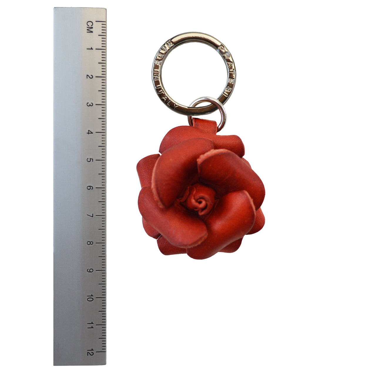Pratesi Key Holder Charms P111 - Red Rose- LQE