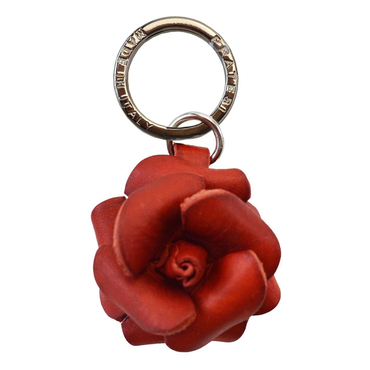 Pratesi Key Holder Charms P111 - Red Rose- LQE
