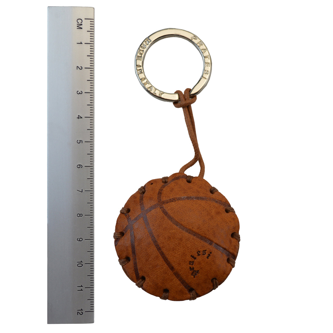 Pratesi Key Holder Charms P111 - Brown Basketball- LQE