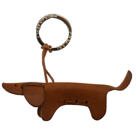 Pratesi Key Holder Charms P111 - Brown Dachshund Dog- LQE
