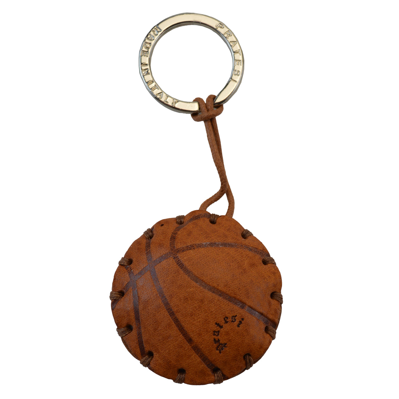 Pratesi Key Holder Charms P111 - Brown Basketball- LQE