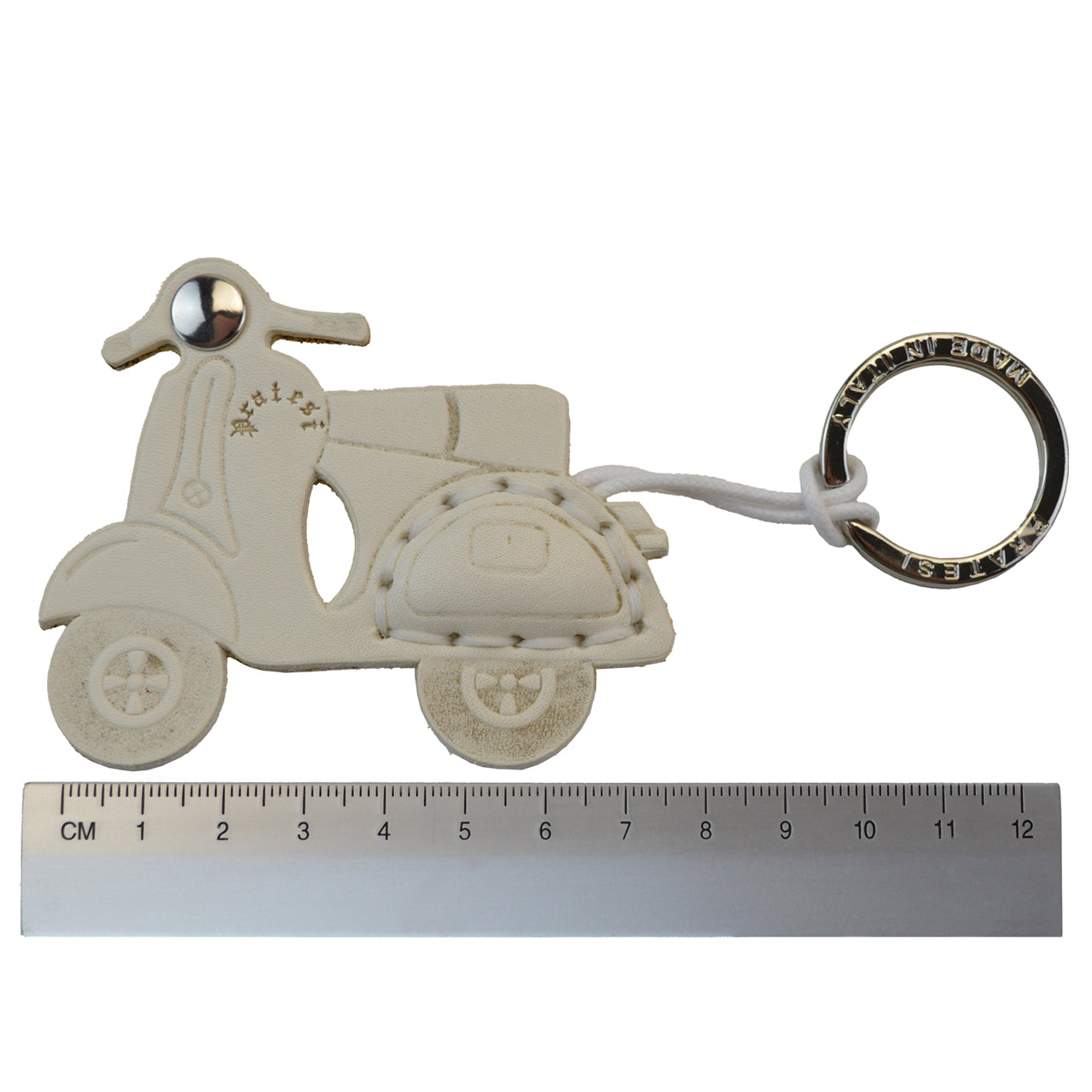 Pratesi Key Holder Charms P111 - White Vespa- LQE