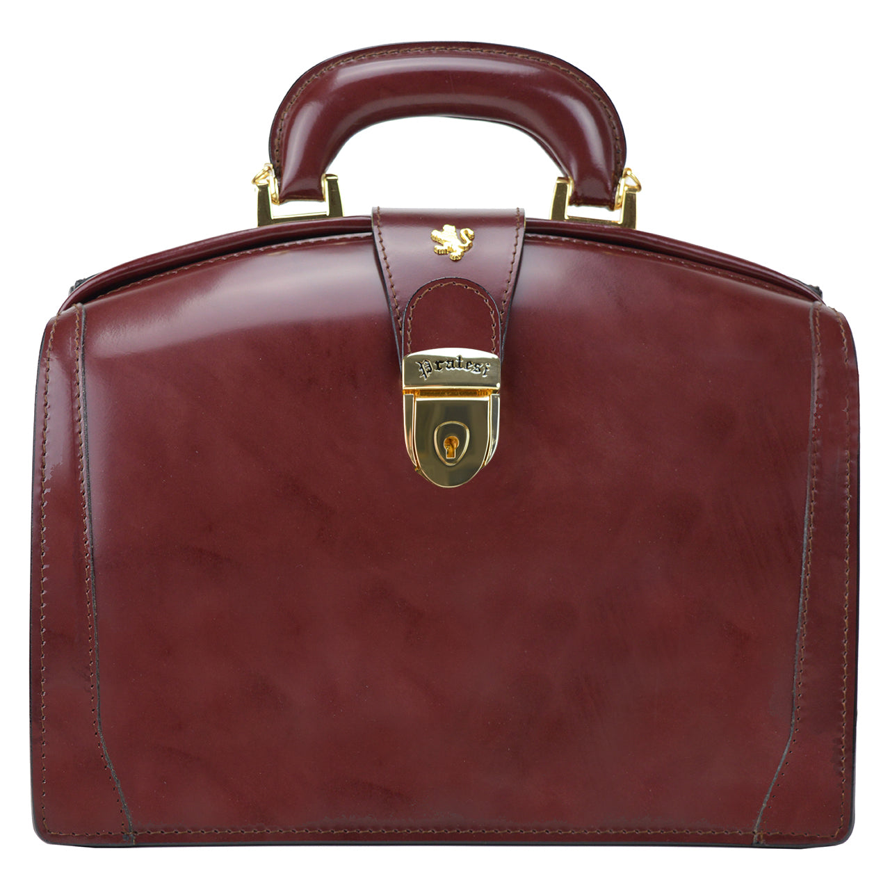 Pratesi Miss Brunelleschi Bag in genuine Italian leather - Chianti