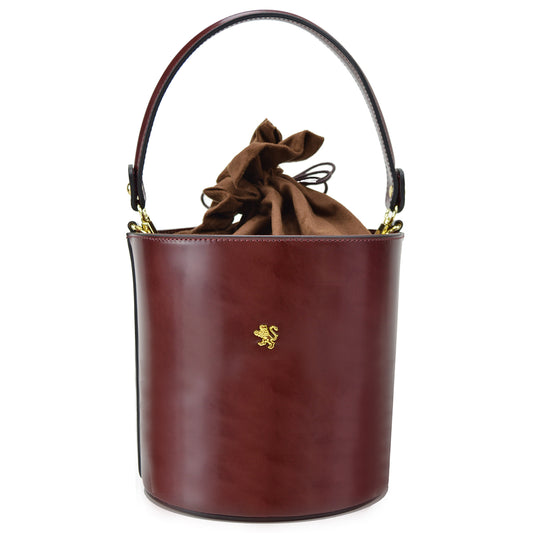 Pratesi Sac bandoulière Secchiello R335 en cuir de vache - Radica Chianti