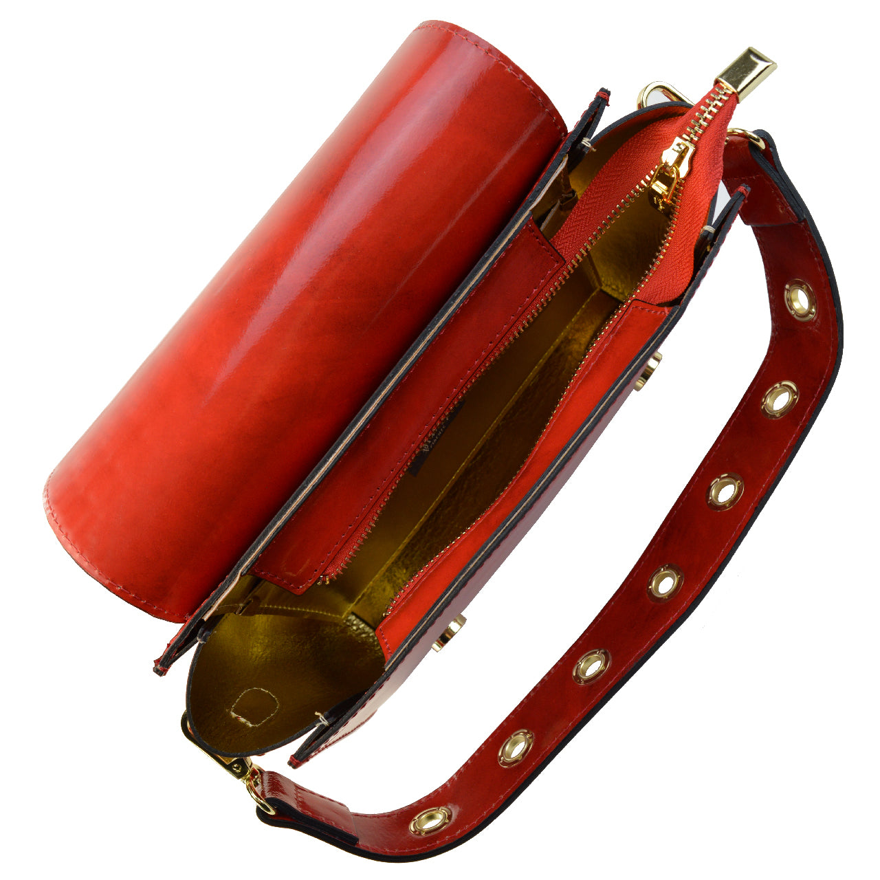 Pratesi Portovenere Italian Handbag in Genuine Italian Brunelleschi Leather - Violet