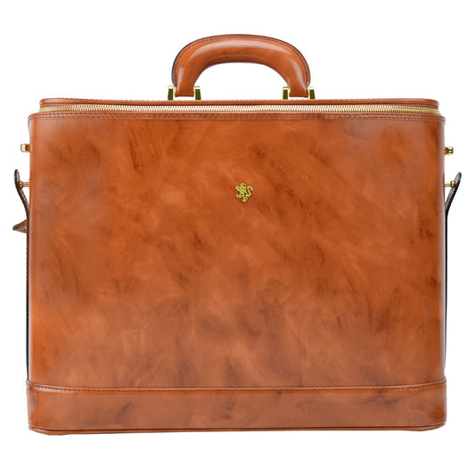 Pratesi 소가죽 소재의 라파엘로 노트북 가방 17 - Raphaello 노트북 가방 R116/17 브라운