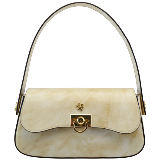 Pratesi Castellina Handbag in Brunelleschi Leather -  White