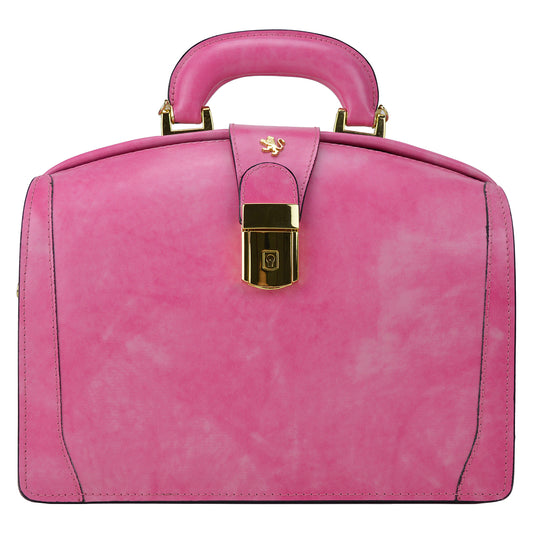 Pratesi Miss Brunelleschi Bag in genuine Italian leather - Pink