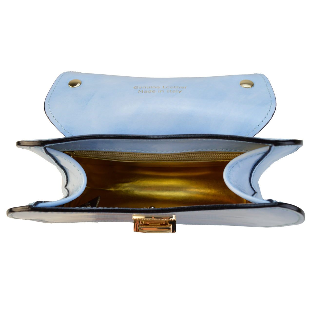 Pratesi Veneziano R285/M Lady Bag in genuine leather - Brunelleschi Emerald