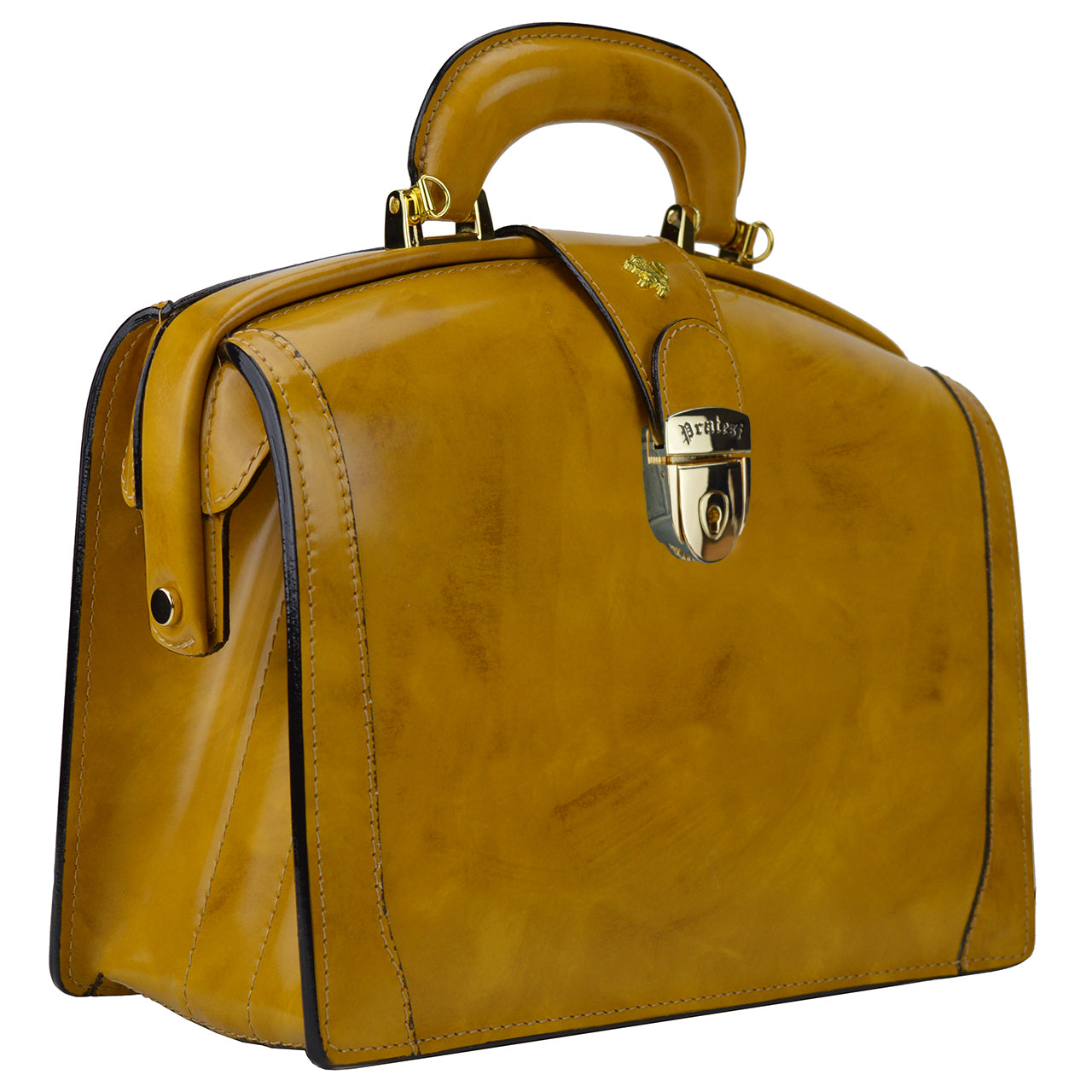 Pratesi Miss Brunelleschi Bag in genuine Italian leather - Chianti
