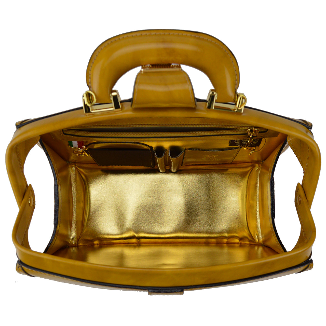 Pratesi Miss Brunelleschi Bag in genuine Italian leather - Chianti