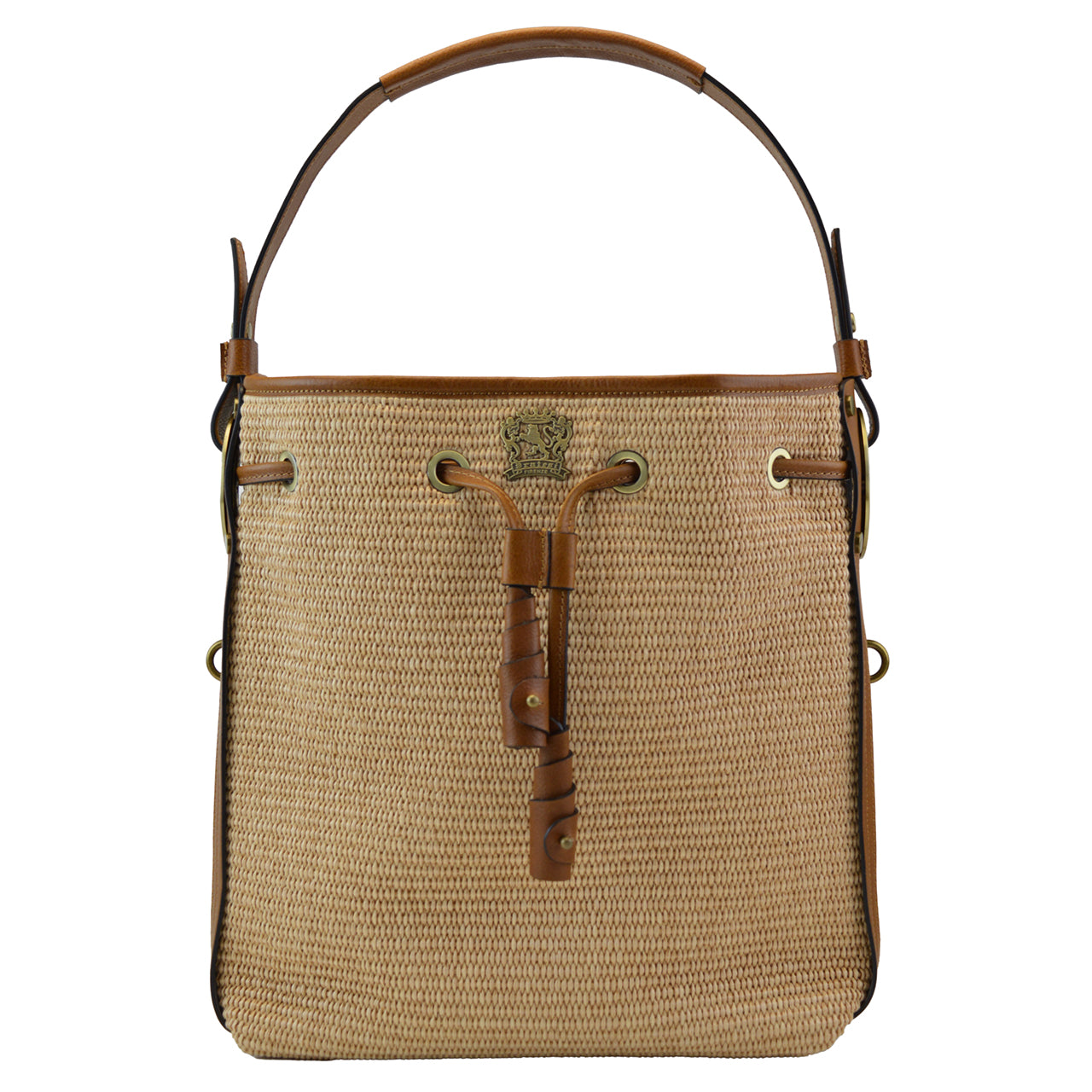 Pratesi Viareggio S251/PCE Woman Bag in cow leather - Summer Brown- LQE