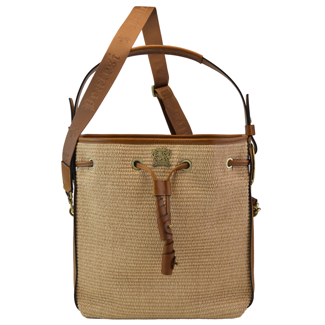 Pratesi Viareggio S251/PCE Woman Bag in cow leather - Summer Brown- LQE