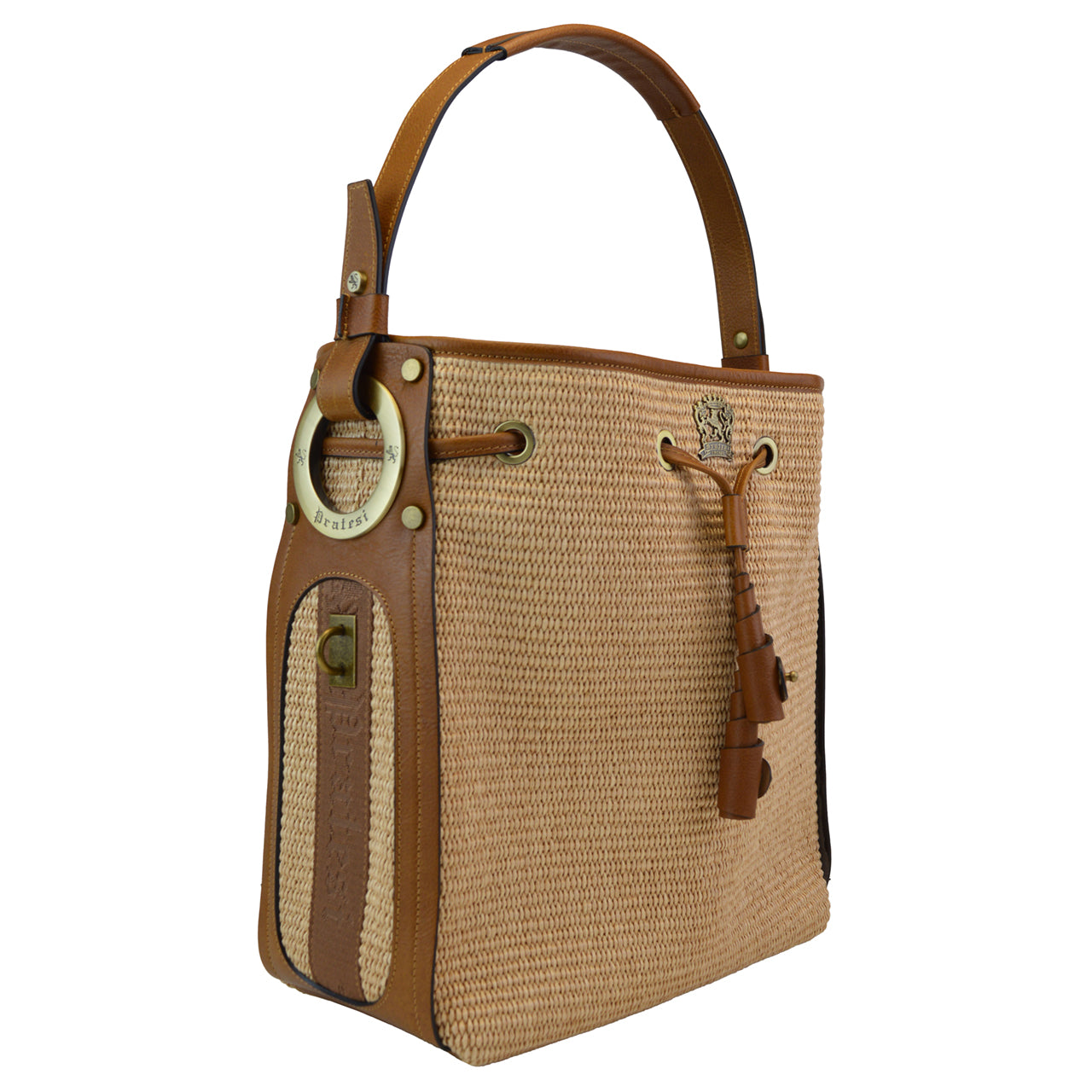 Pratesi Viareggio S251/PCE Woman Bag in cow leather - Summer Brown- LQE