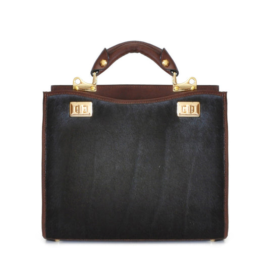 Pratesi Anna Maria Luisa de' Medici 천연 가죽 소재의 미디엄 카발리노 레이디 백