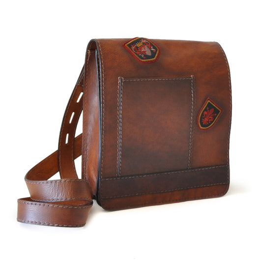 Pratesi Messanger Medium Bag in genuine Italian leather