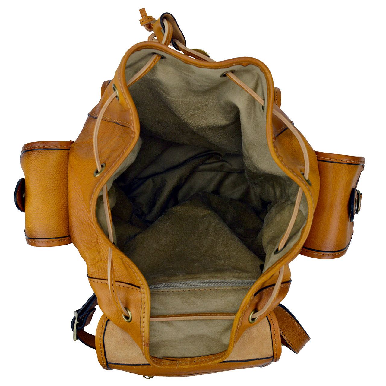 Pratesi Backpack Montalbano in genuine Italian leather B346