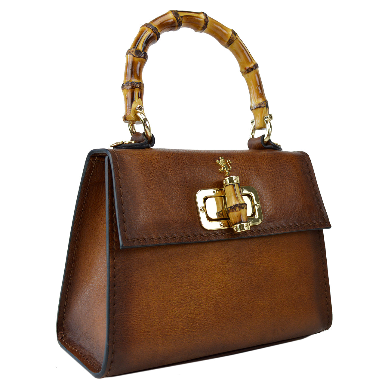 Pratesi Castalia Lady Bag in genuine Italian leather - Vegetable Tanned Italian Leather Emerald