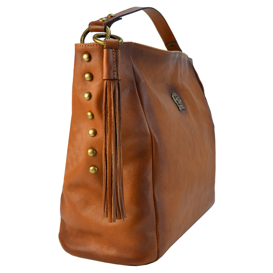 Pratesi Poppi B352 Shoulder Bag in genuine Italian leather