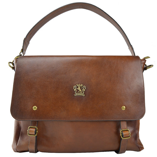 이탈리아산 천연 가죽 소재의 Pratesi Abetone 숄더백 B475