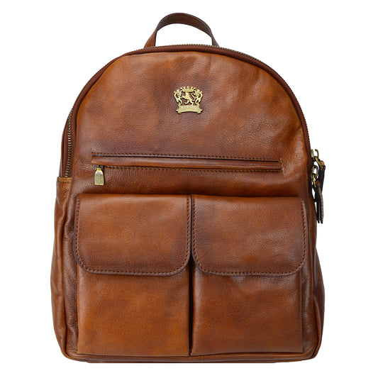 Pratesi Backpack Montelupo B521 in genuine Italian leather