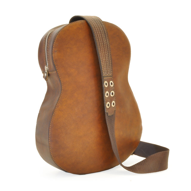 Pratesi Chitarra Backpack in genuine Italian leather
