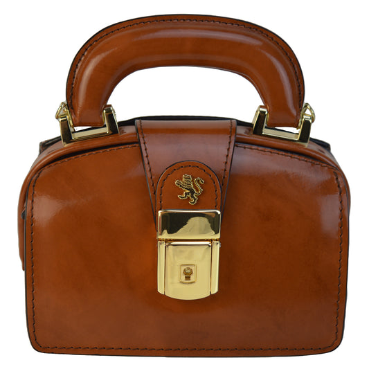 Pratesi Lady 18 Brunelleschi in genuine Italian leather - Brunelleschi Leather Brown