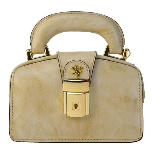 Pratesi Lady 18 Brunelleschi en véritable cuir italien - Brunelleschi Cuir Blanc