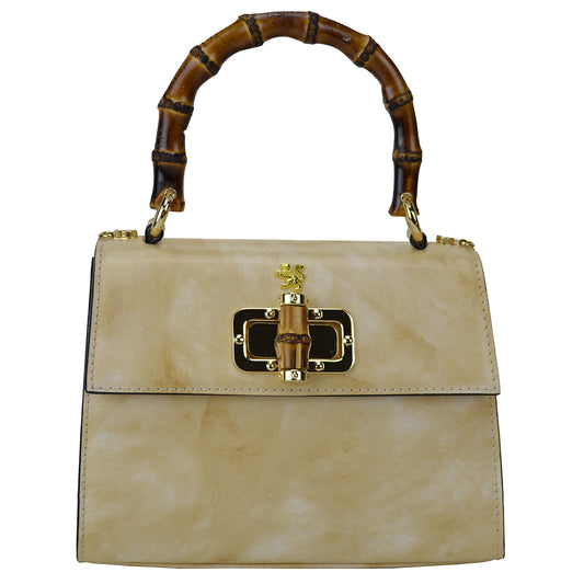 Pratesi Castalia Lady Bag en véritable cuir italien - Castalia Blanc