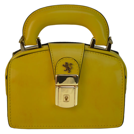 Pratesi Lady 18 Brunelleschi in genuine Italian leather - Brunelleschi Leather Yello