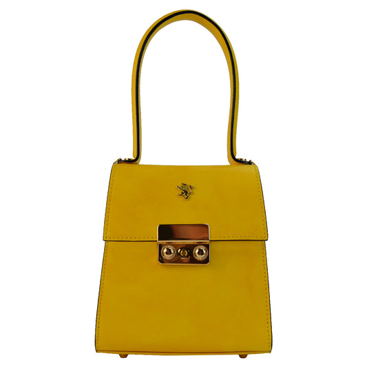 Pratesi Artemisia Small Lady Bag in genuine Italian leather - Artemisia Yello